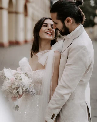 Soft pastel tones waiting for first warm sun rays in spring. 

Flower bouquet: @hochzeitsbouquetterie 
Short civil wedding dress: @ohyes_bridal 

#weddingphotography #weddinginspiration #civilwedding #civilweddingdress #bridestyle #southtyrolwedding #swisswedding #austriatrip #italybride #italywedding #destinationwedding #weddingplanning #theweddingbliss #weddinggown